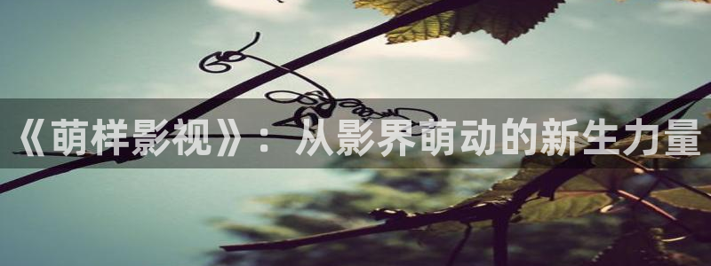 佛山保利国际影城：《萌样影视》：从影界萌动的新生力量