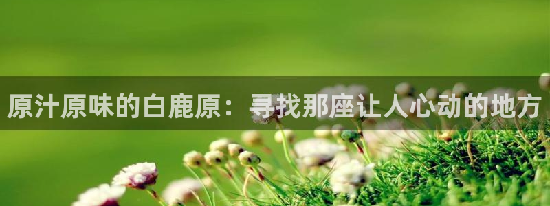 莒县保利万和影城：原汁原味的白鹿原：寻找那座让人心动的地方