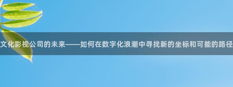 江豪广场保利万和国际影院：文化影视公司的未来——如何在数字化浪潮中寻找新的坐标和可能的路径