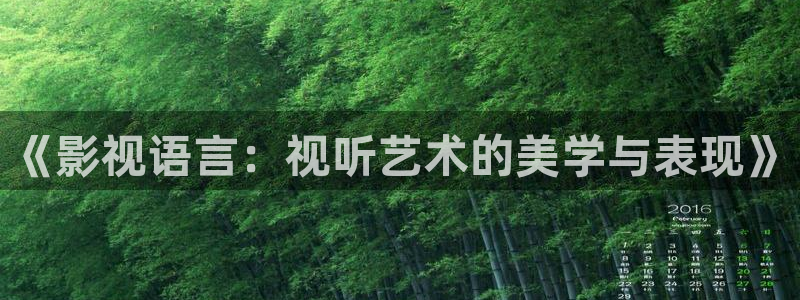 北京保利剧院官网：《影视语言：视听艺术的美学与表现》